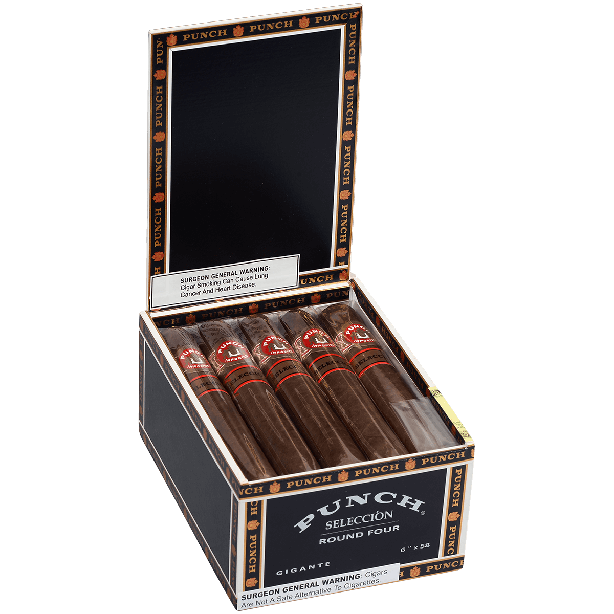 Punch Seleccion Iv Gigante 15 Ct. Box 6.00X58