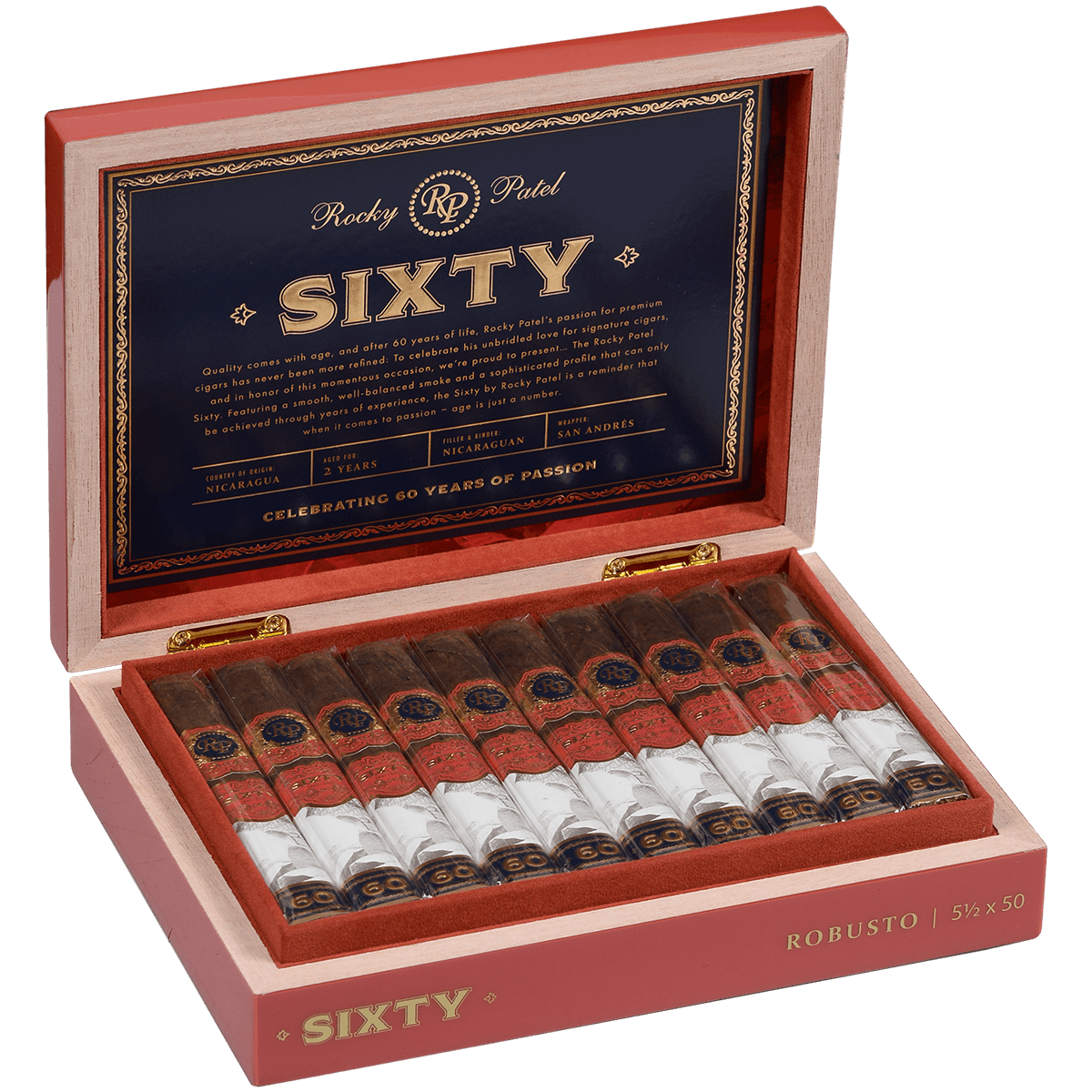 Rocky Patel Sixty Robusto 20 Ct. Box 5.00X50