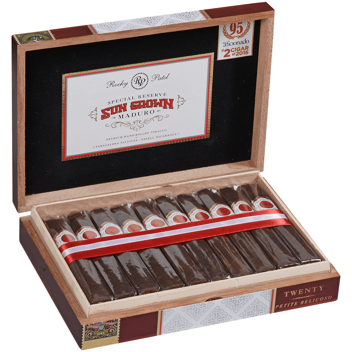 Rocky Patel Sun Grown Maduro Petite Belicoso 20 Ct. Box 5.5