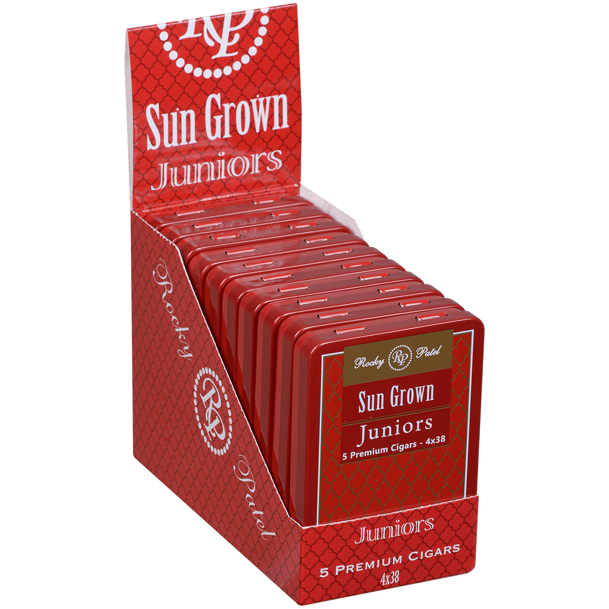 Rocky Patel Sun Grown Juniors 10/5 Packs 4.00X38