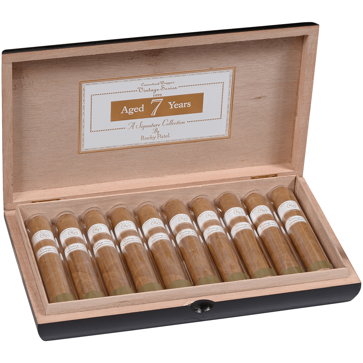 Rocky Patel Vintage 1999 Connecticut Robusto Tubes 10 Ct. 5.00X50