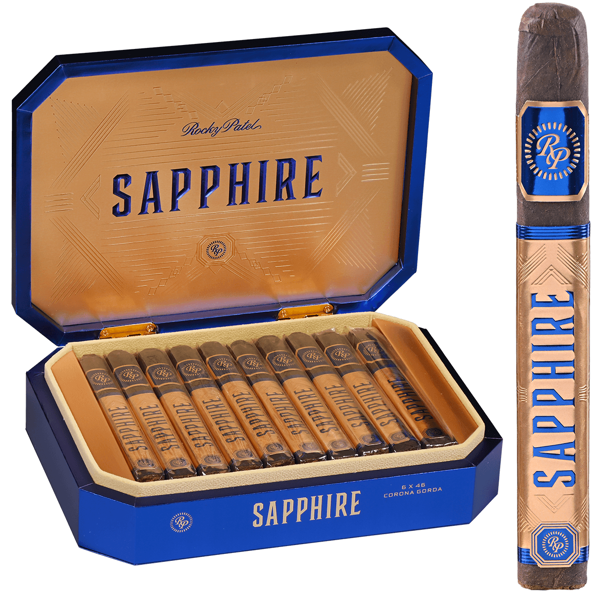 Rocky Patel Sapphire Corona Gorda 20Ct Box 6X46