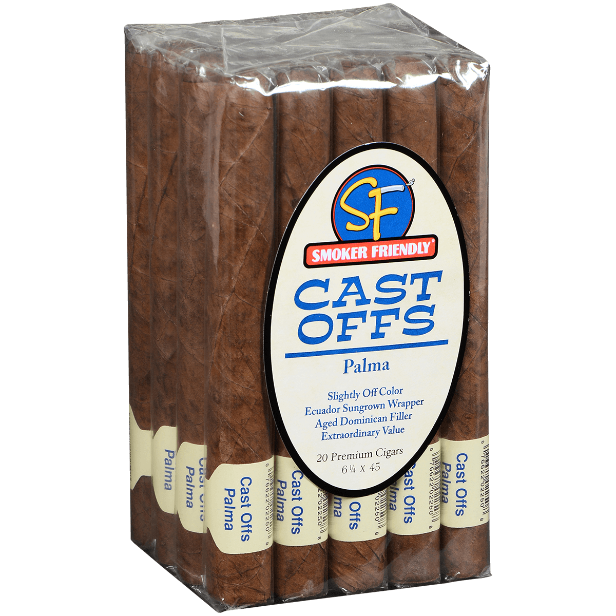 Smoker Friendly Cast Offs Palma 20 Ct. Bundle 6.25X45