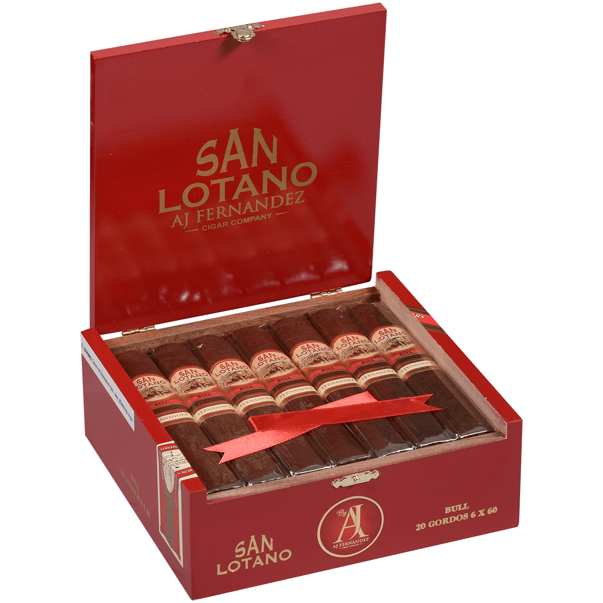 San Lotano The Bull Sumatra By Aj Fernandez Gordo 20 Ct. Box 6.00X60
