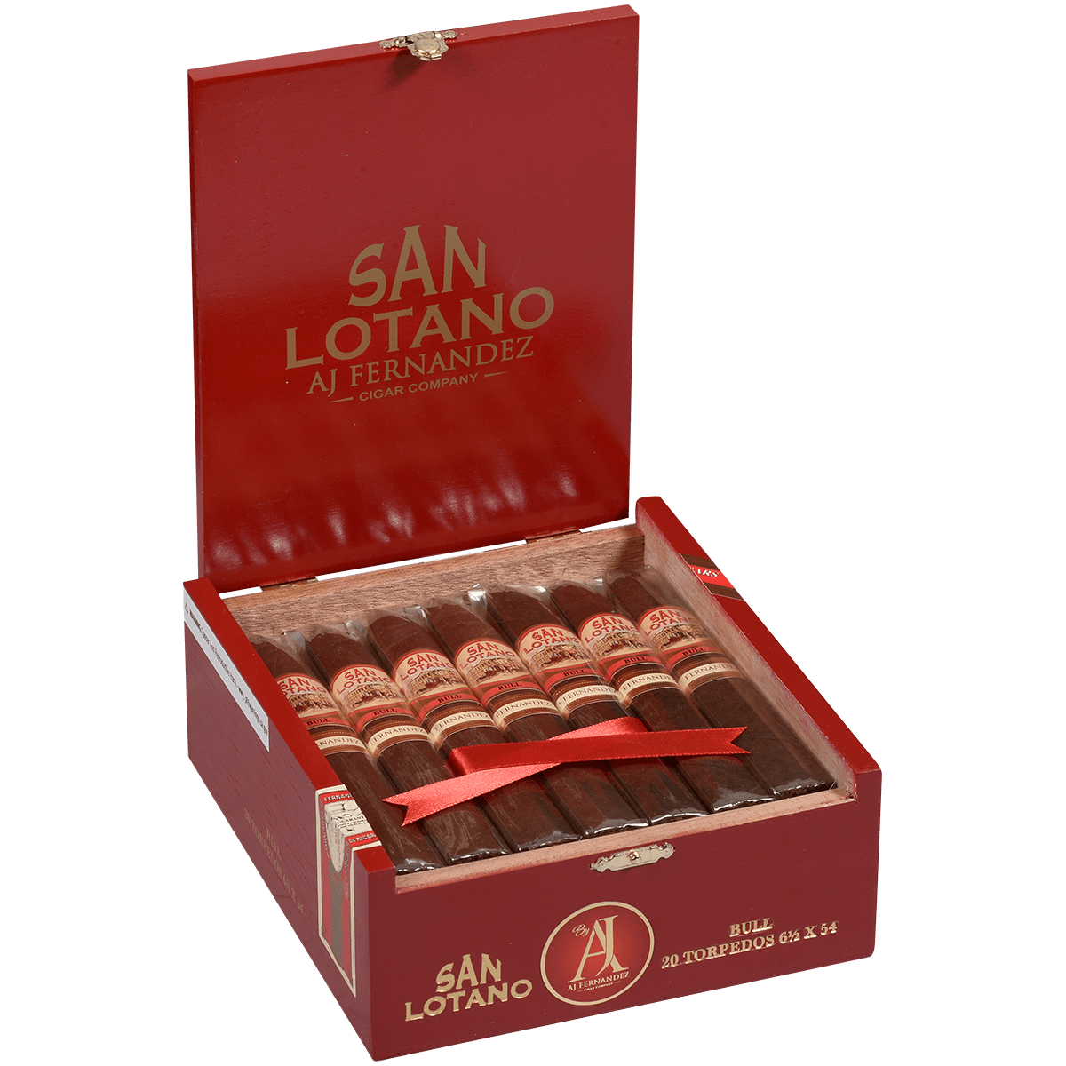 San Lotano The Bull Sumatra By Aj Fernandez Torpedo 20 Ct. Box 6.50X54