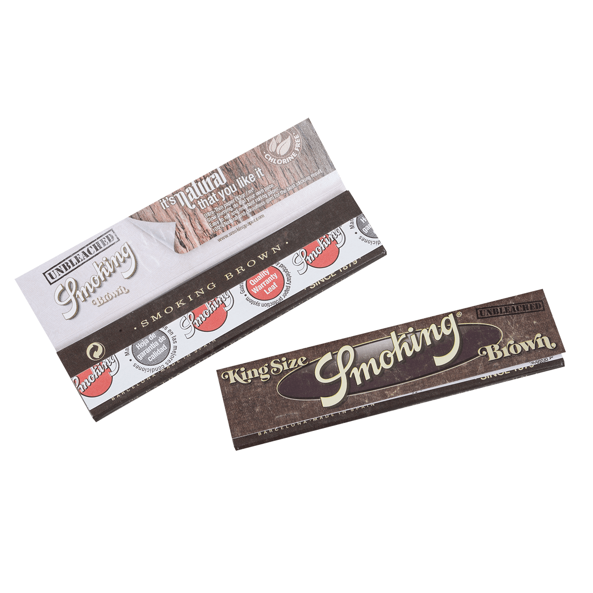 Papers Smoking King Size Brown 110X44Mm 50/33 Ct. Box