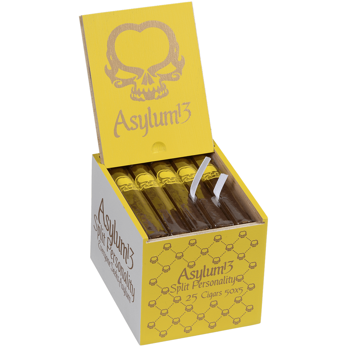 Asylum Split Personality Robusto 25Ct Box 50X5