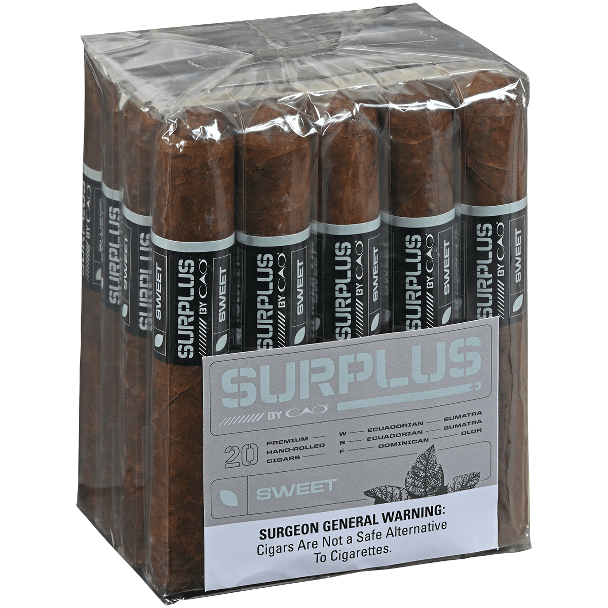 SURPLUS BY CAO SWEET GIGANTE 20 CT. BUNDLE 6X60