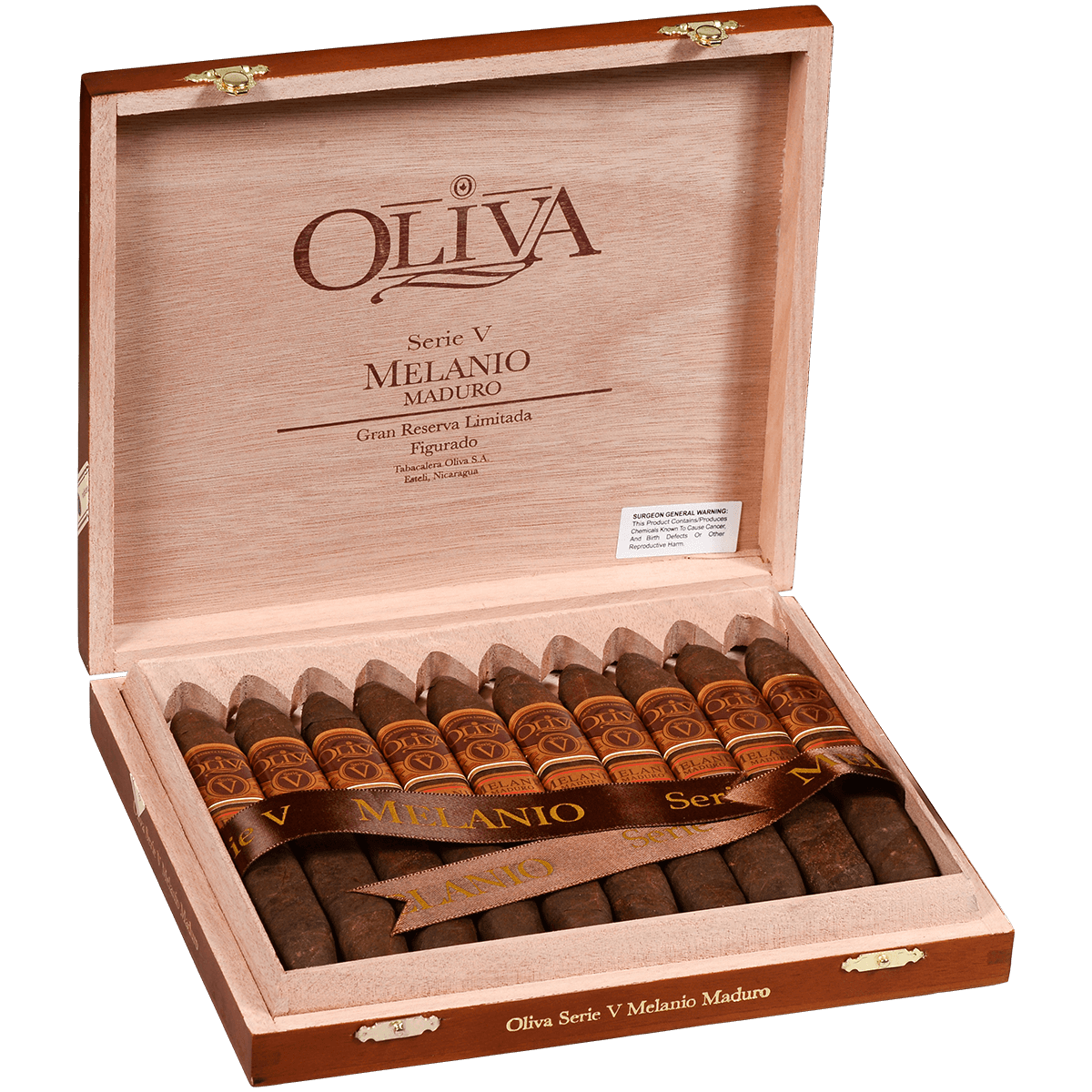 Oliva Serie V Melanio Maduro Figurado 10 Ct Box 6.50X52