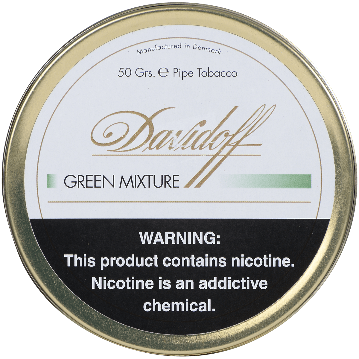 **DAVIDOFF PT GREEN MIXTURE TIN 50 GRAM
