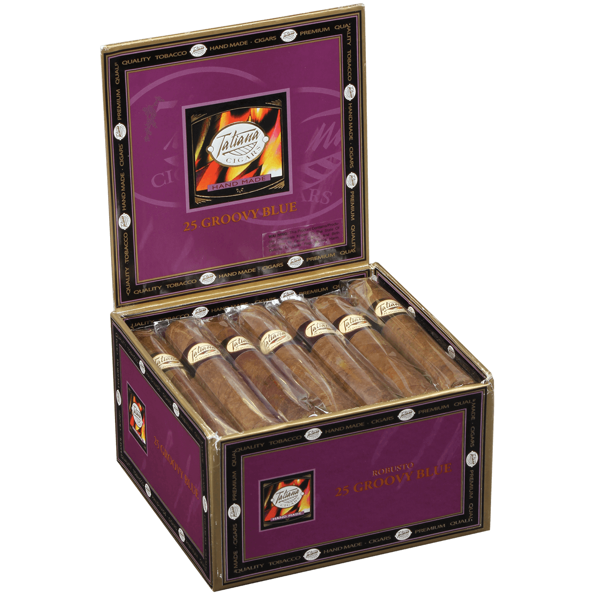 Tatiana Robusto Groovy Blue 25 Ct. Box 5.00X50