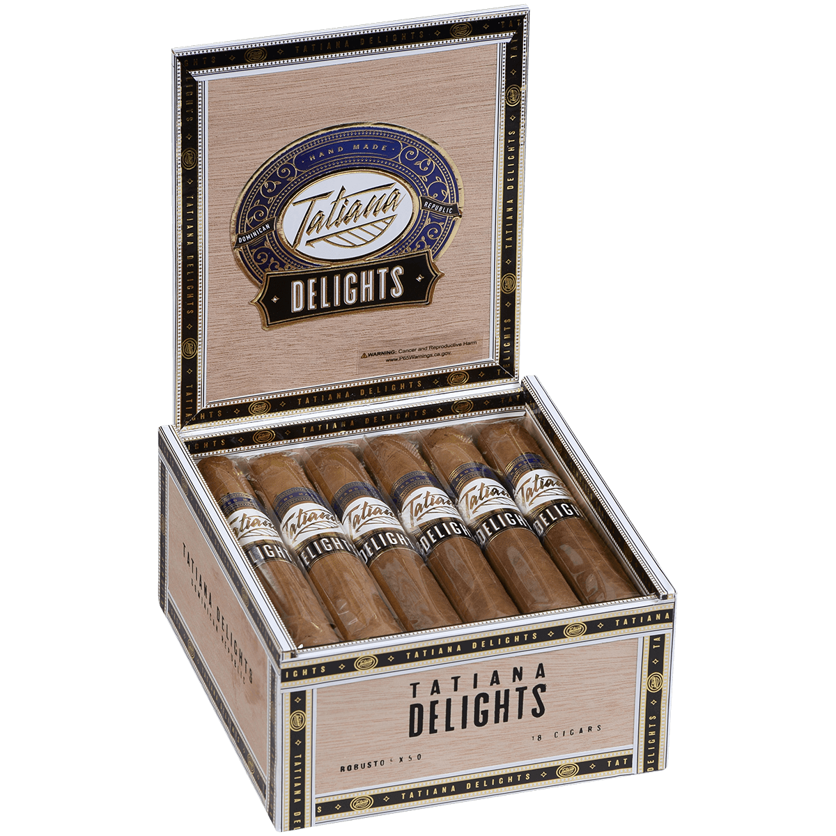 Tatiana Delights Robusto 18 Ct. Box 5.00X50