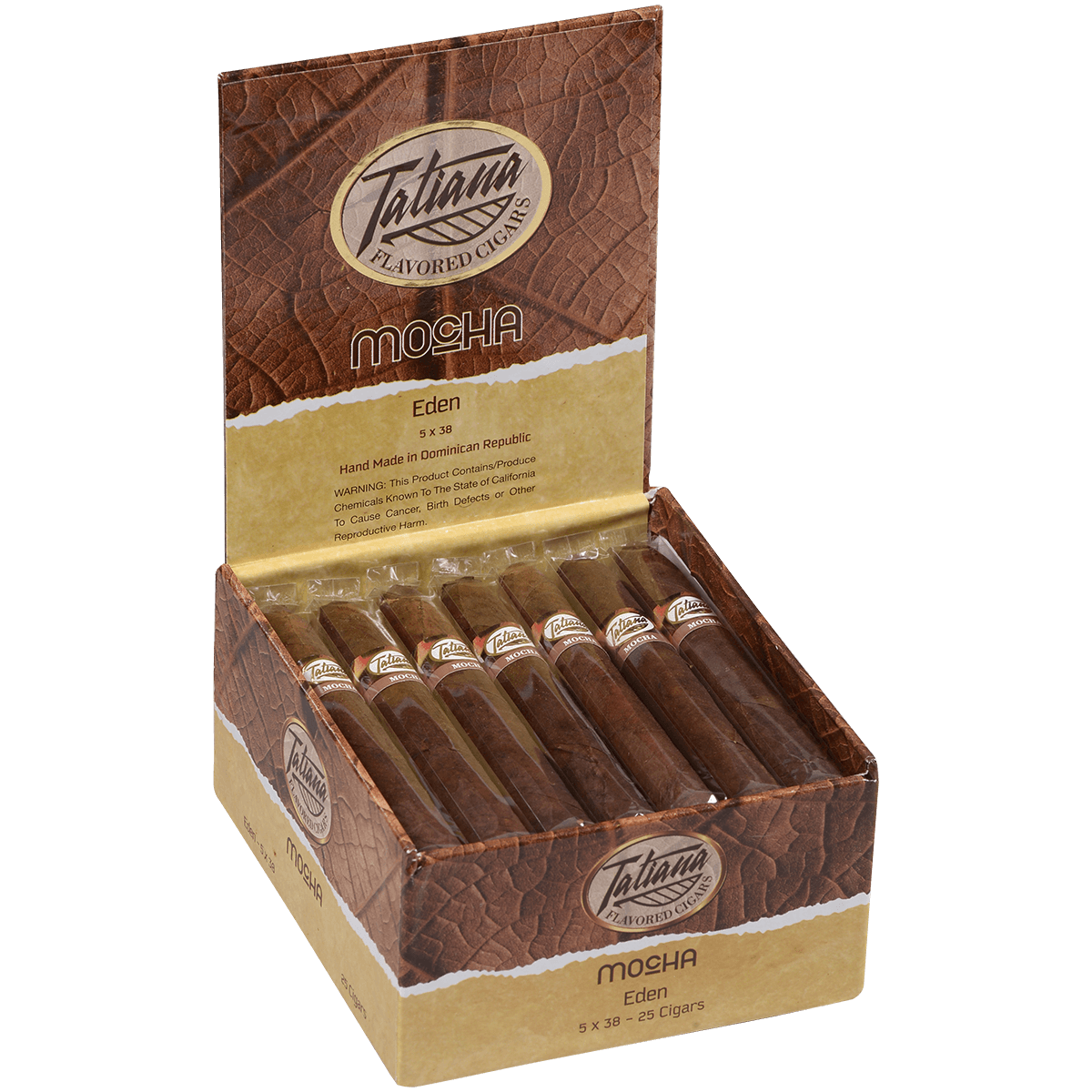 Tatiana Mocha Eden 25 Ct. Box 5.00X38
