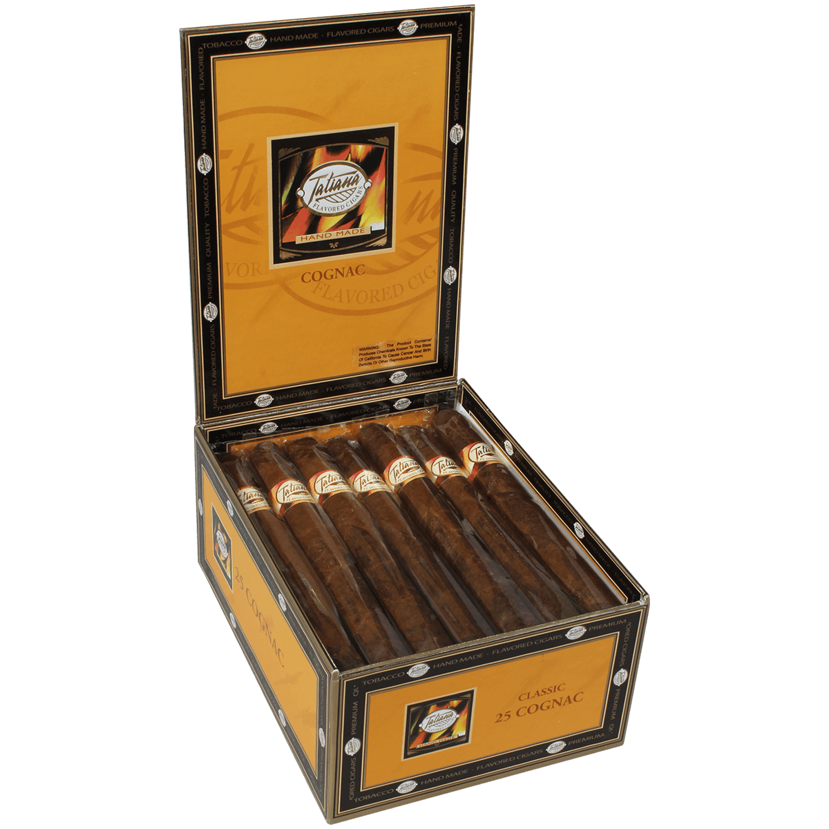 Tatiana Classic Cognac 25 Ct. Box 6.00X44