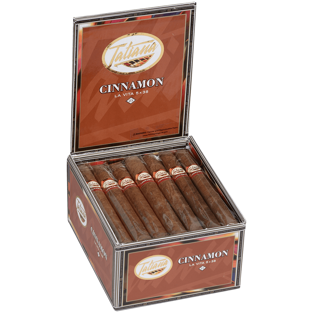 Tatiana La Vita Cinnamon 25 Ct. Box 5.00X38
