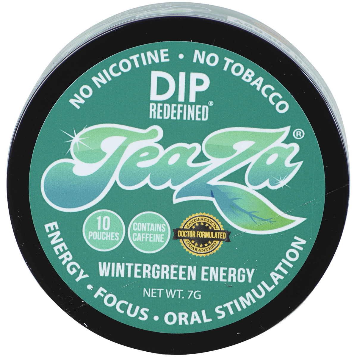 Teaza Energy Pouches Wintergreen 50 Mg 1/10 Tins