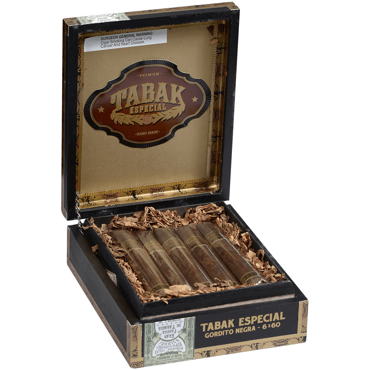 Tabak Especial By Drew Estate Negra Gordito 10 Ct. Box 6.00X60