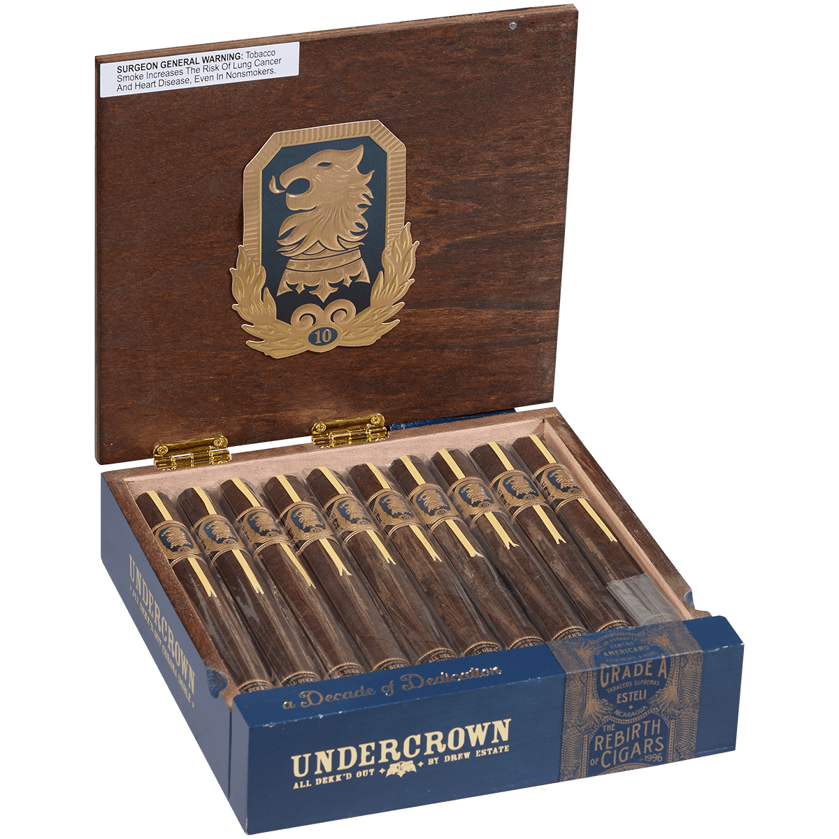 Undercrown 10 Corona Doble 20 Ct Box 7.00X50