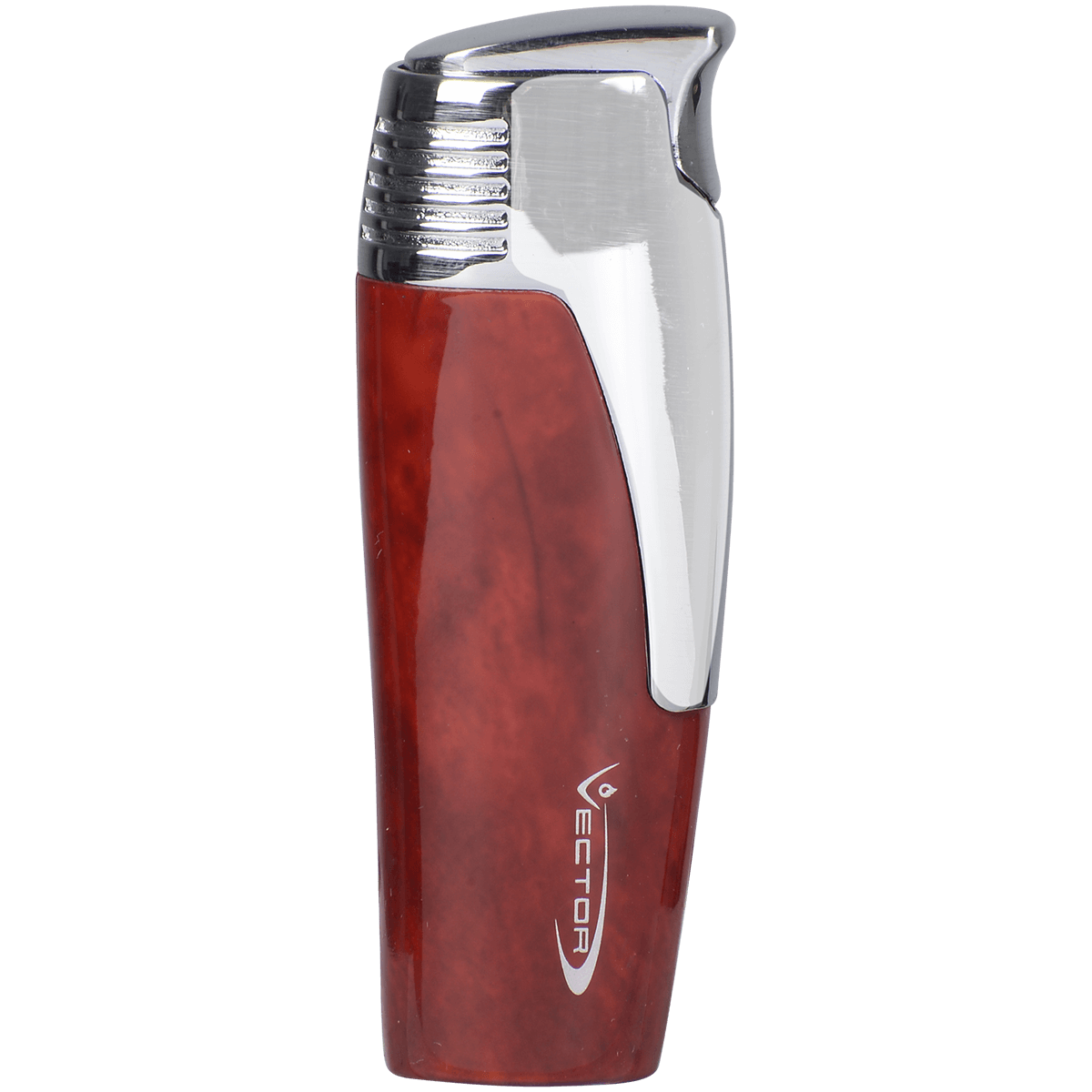 Lighter Vector Coup Single Torch Mahogany Marble Laquer