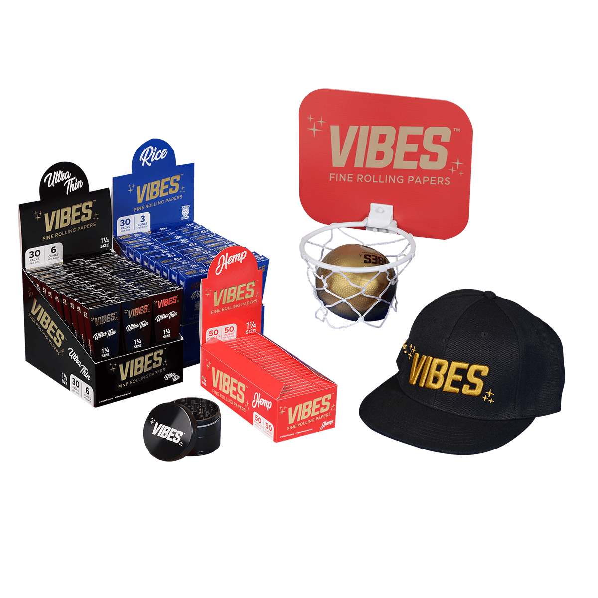 **VIBES CONES AND ROLLING PAPERS BUNDLE