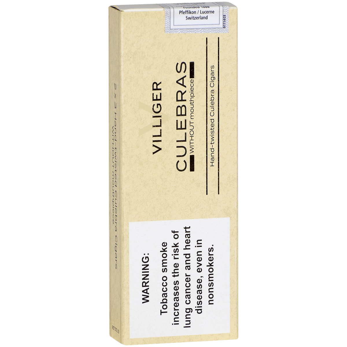 Villiger Culebra Without Tip 5/6 Packs 6.63X28