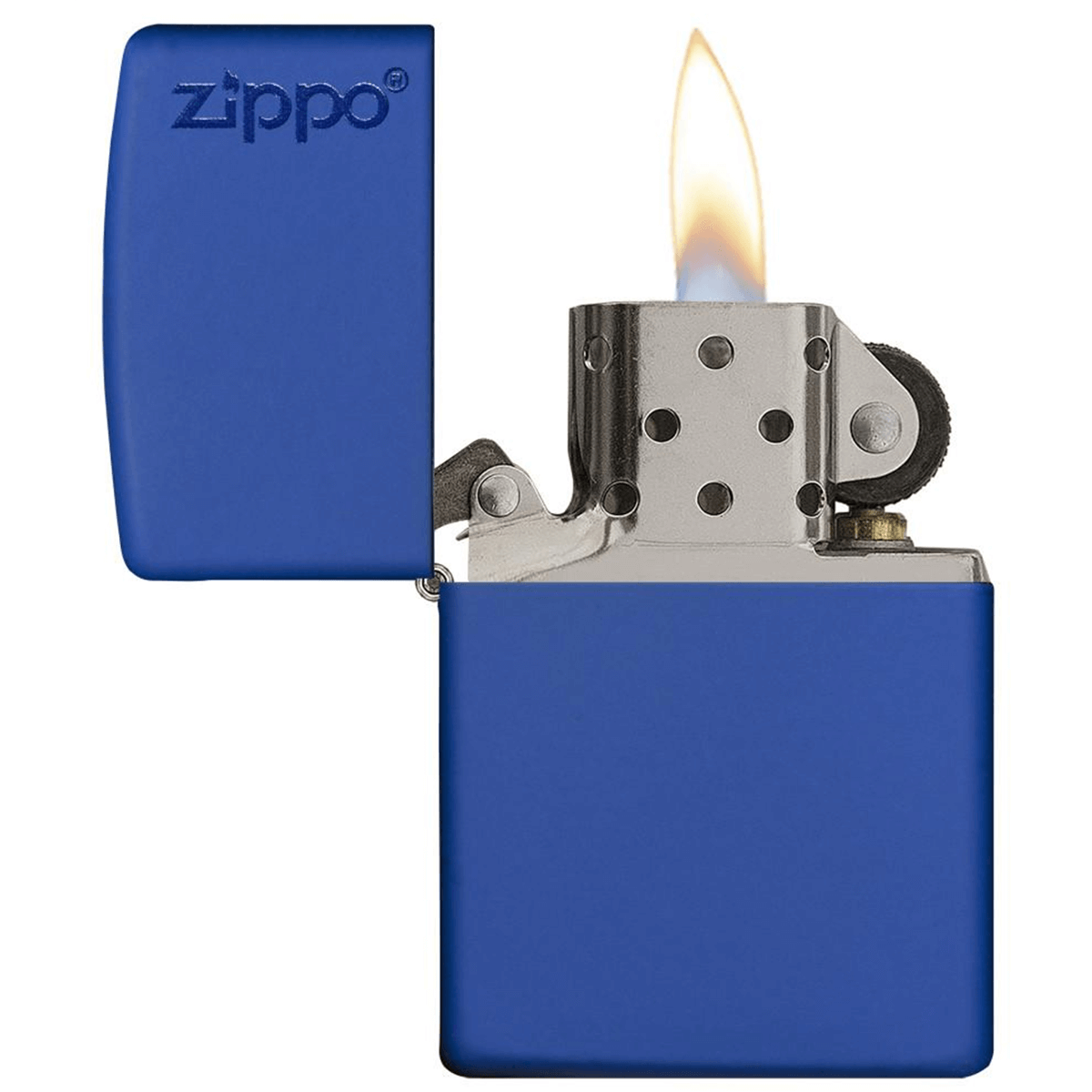 Zippo Royal Blue Matte WZippo Logo