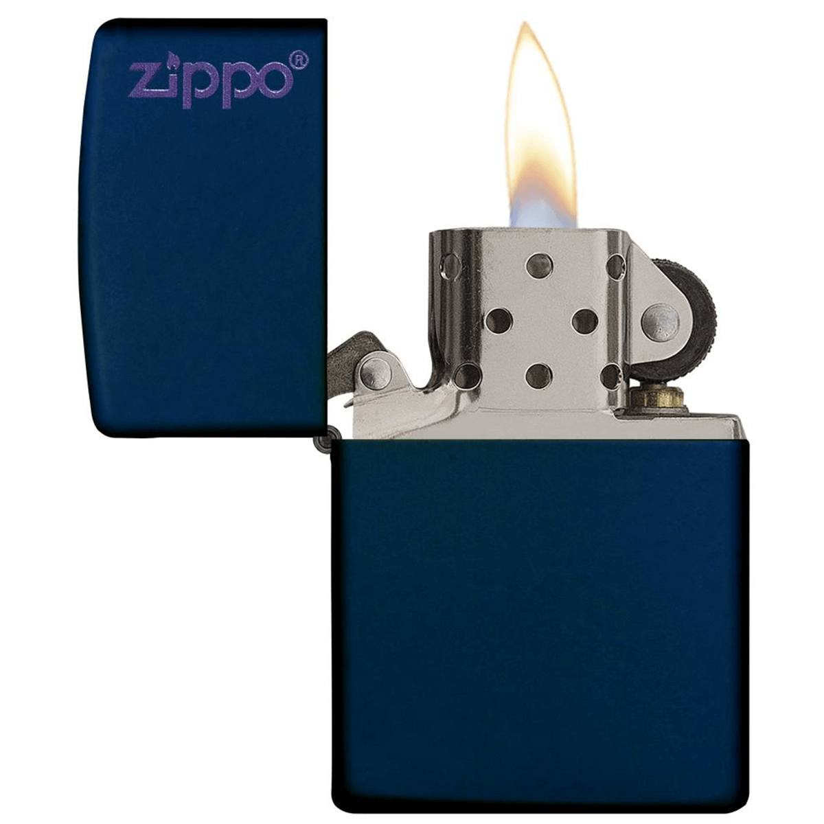 Zippo Navy Matte WZippo Logo