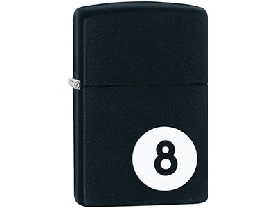 Zippo Eight Ball Black Matte