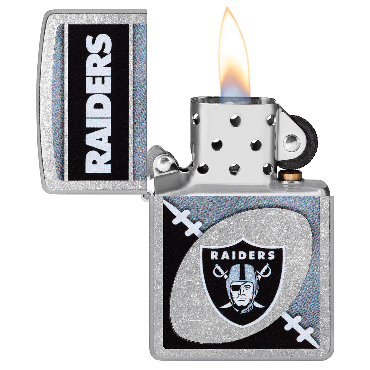 Zippo Nfl Las Vegas Raiders Street Chrome