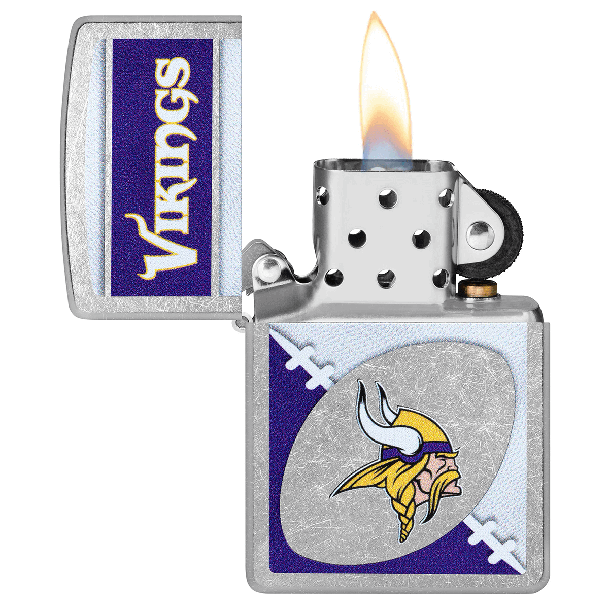 Zippo Nfl Minnesota Vikings Street Chrome