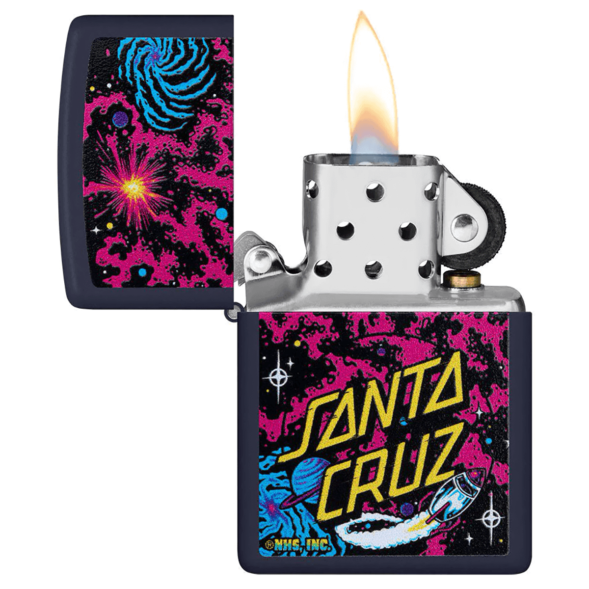 Zippo Santa Cruz Space Dot Navy Matte