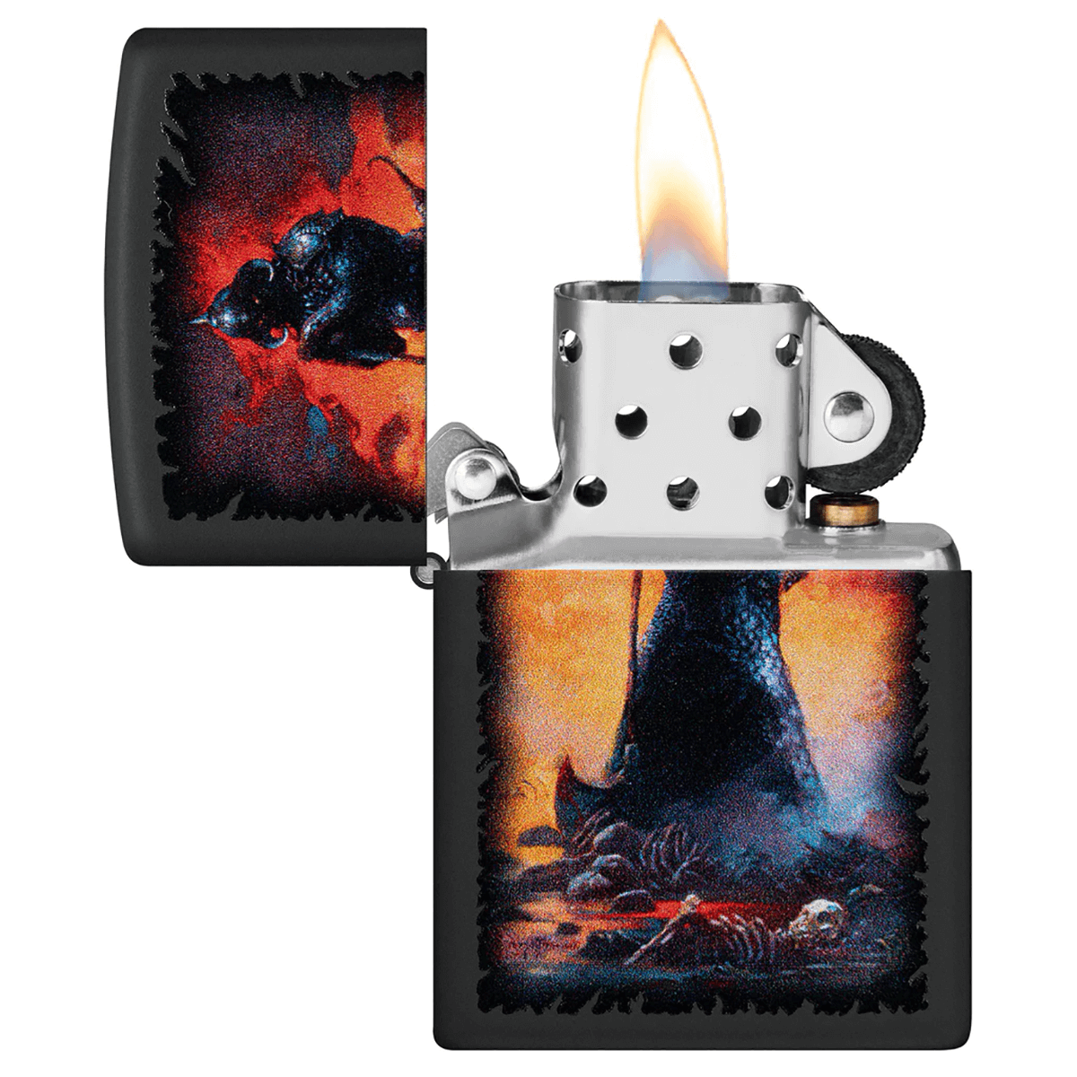Zippo Death Dealer Black Matte