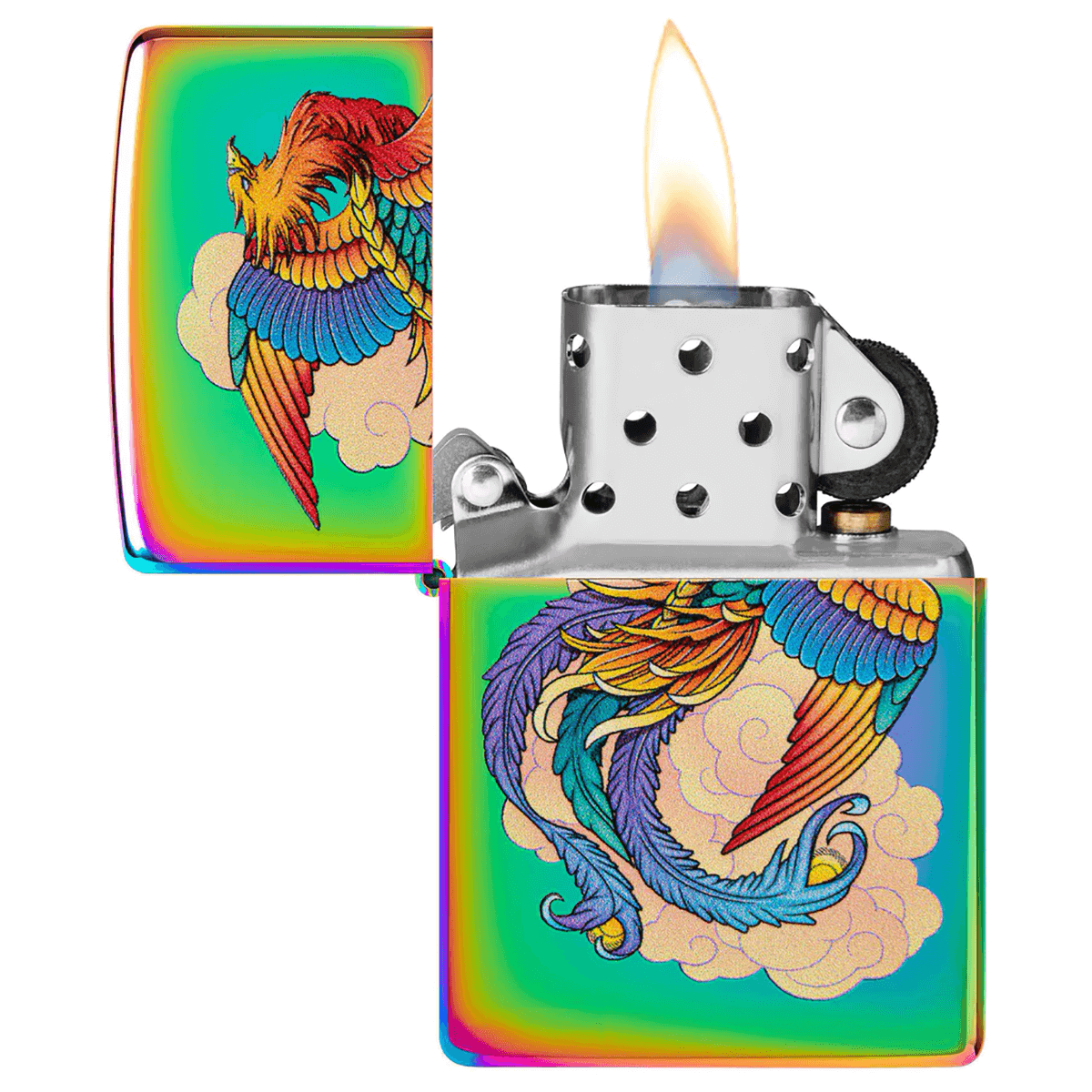 Zippo Phoenix Milticolor Finish