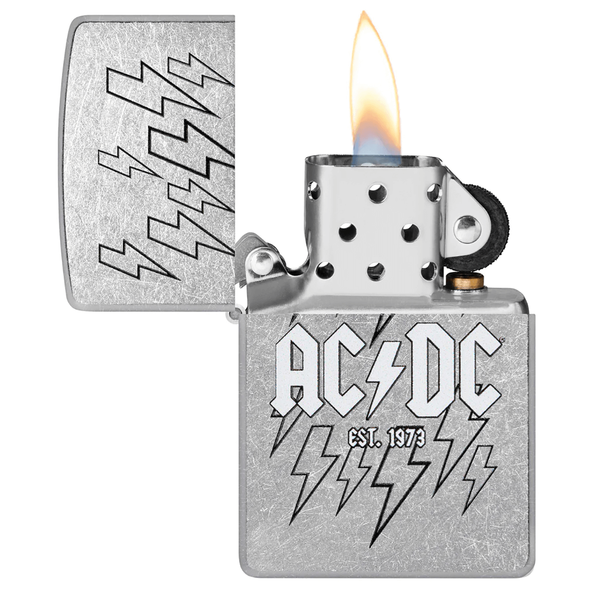 Zippo Ac/Dc Logo Street Chrome