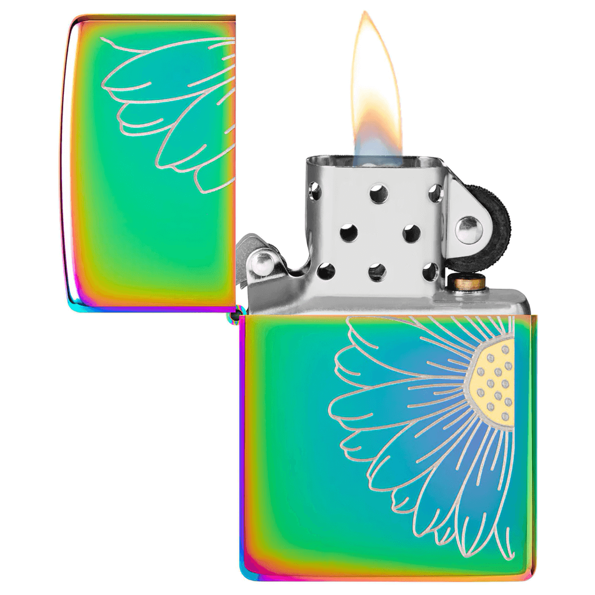 Zippo Two Tone Daisy Multicolor