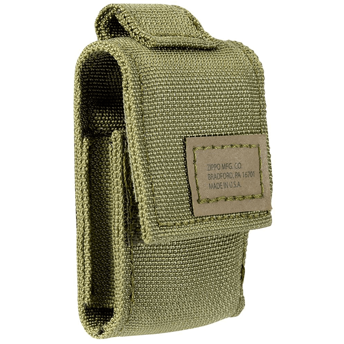 Zippo Od Green Pouch And Black Crackle Lighter Gift Set