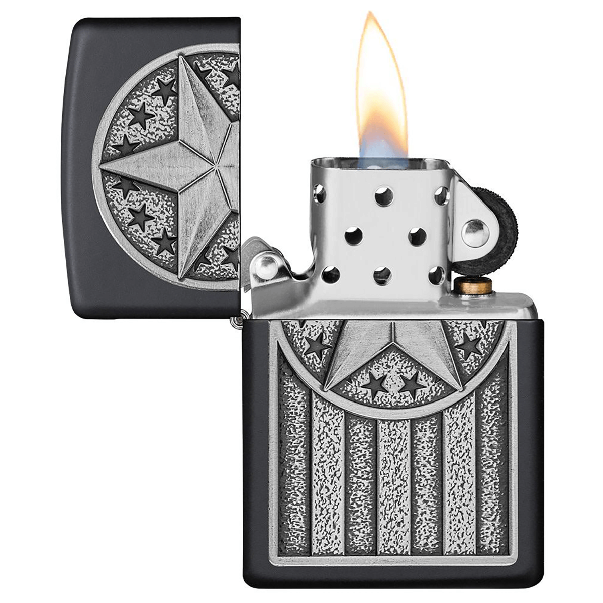Zippo Amercian Metal Emblem Design