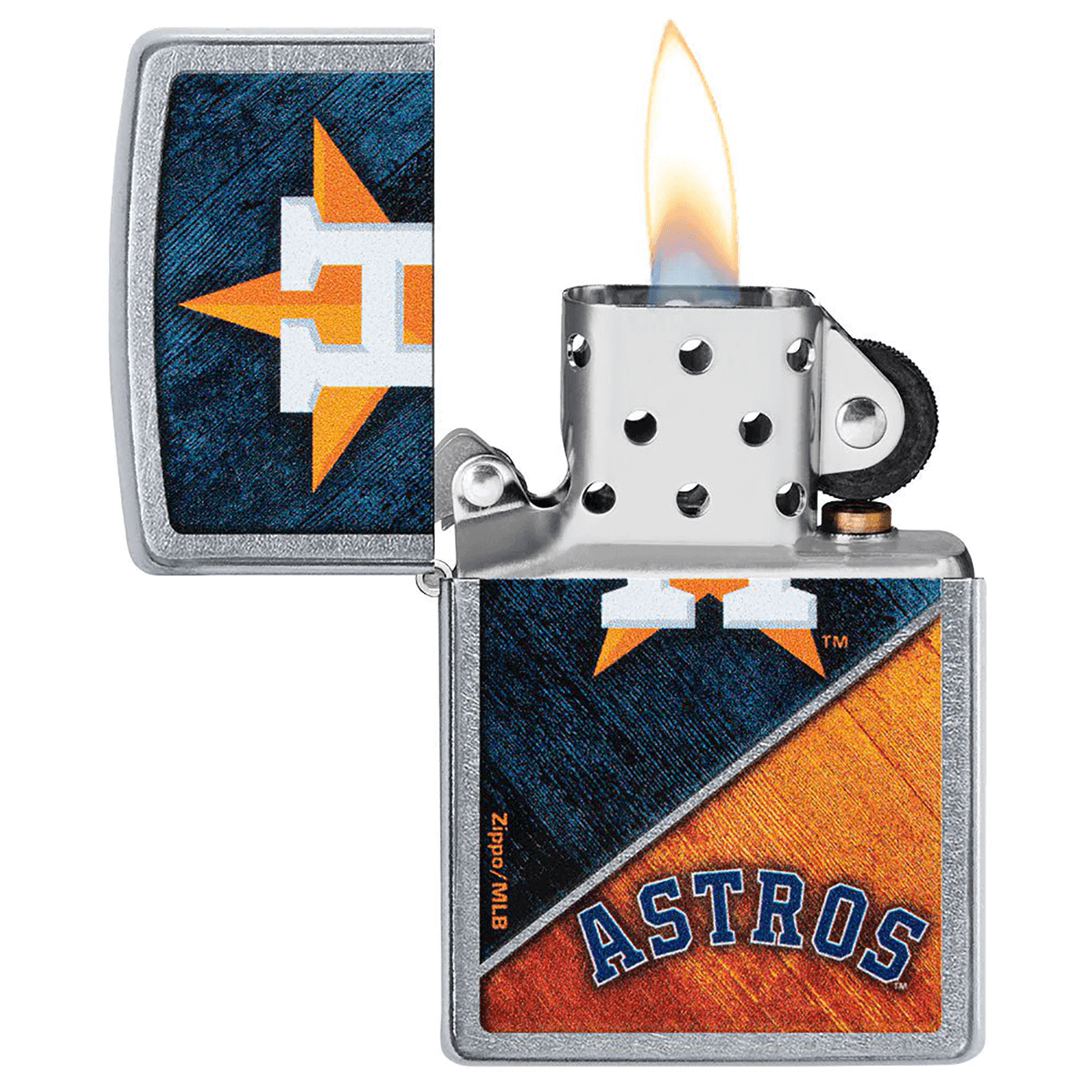 Zippo Mlb Houston Astros Street Chrome