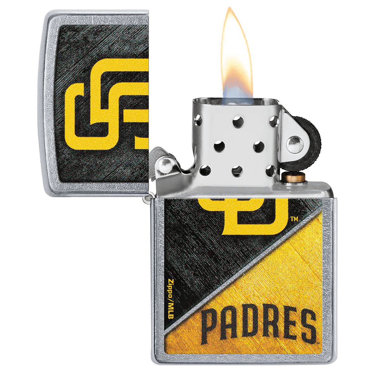 Zippo Mlb San Diego Padres Street Chrome