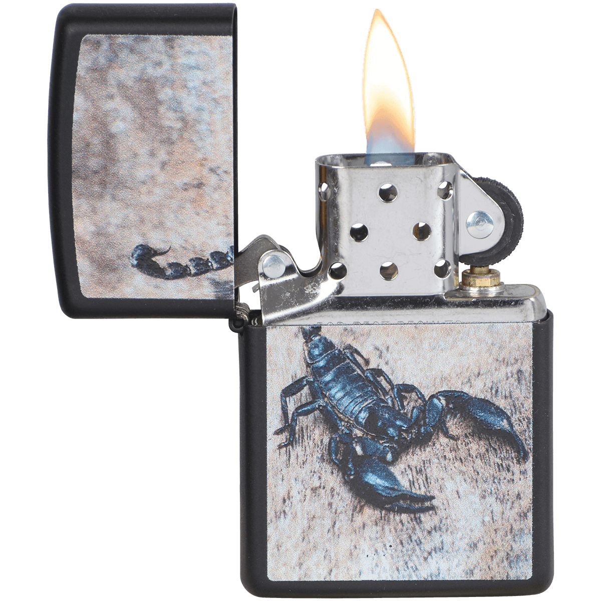 Zippo Pk Collection Scorpion Black Matte