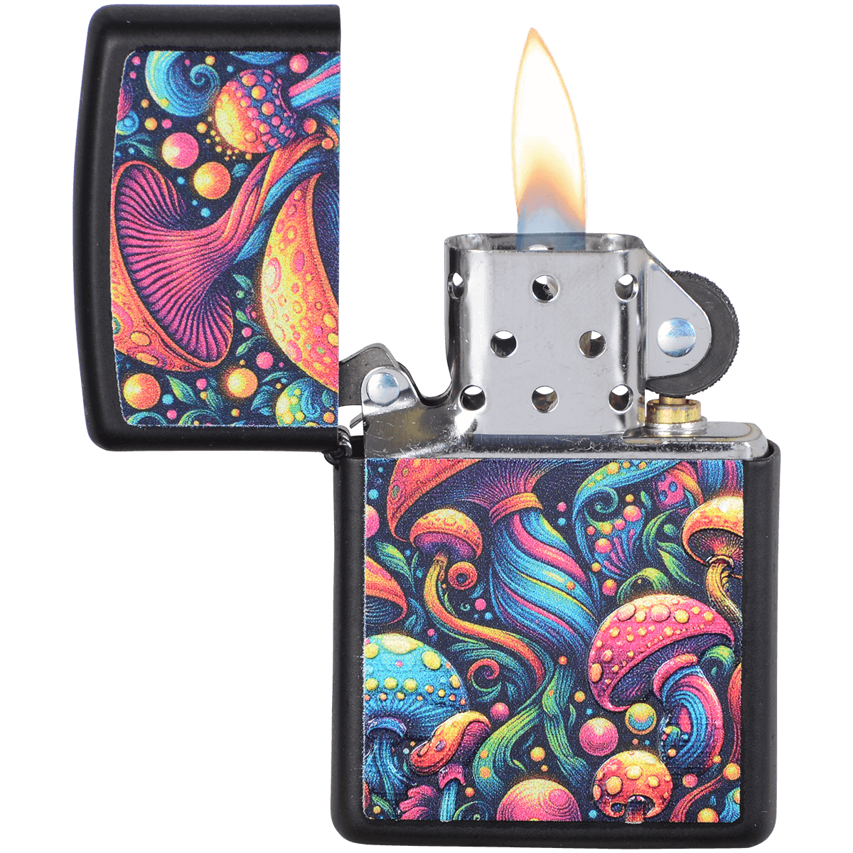 Zippo Pk Collection Twisted Mushroom Black Matte