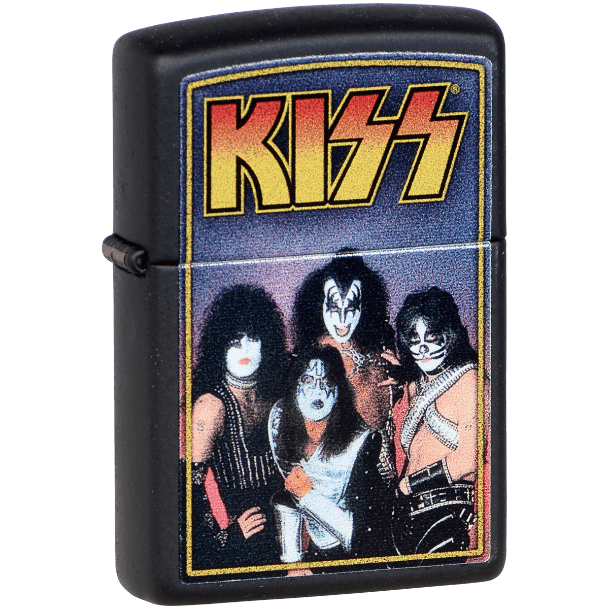 Zippo Pk Collection Kiss Portrait Matte Black