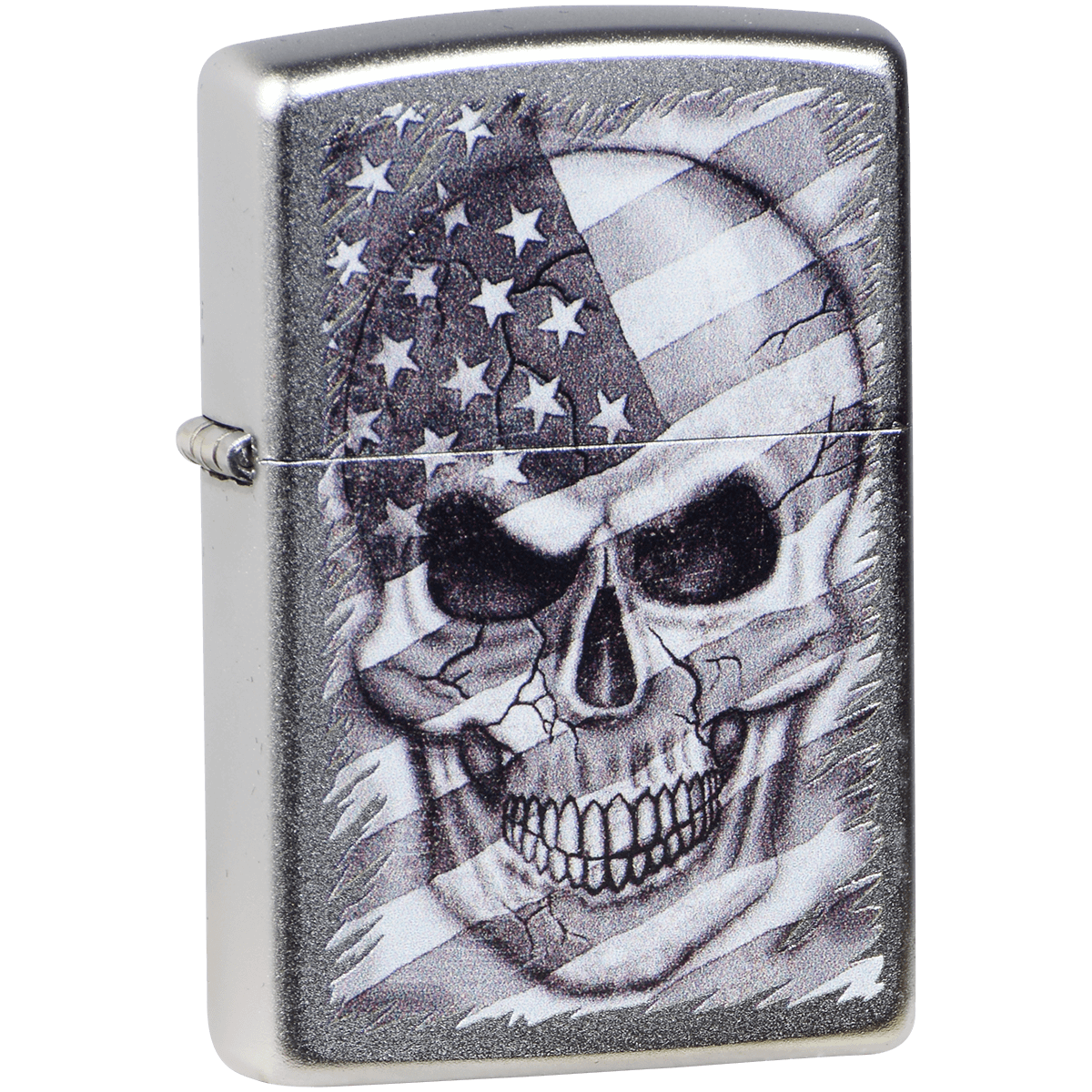 Zippo Pk Collection Flag Over Skull