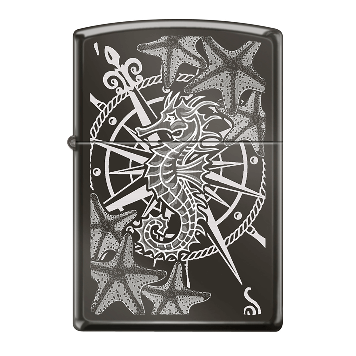 Zippo Pk Collection Seahorse Starfish