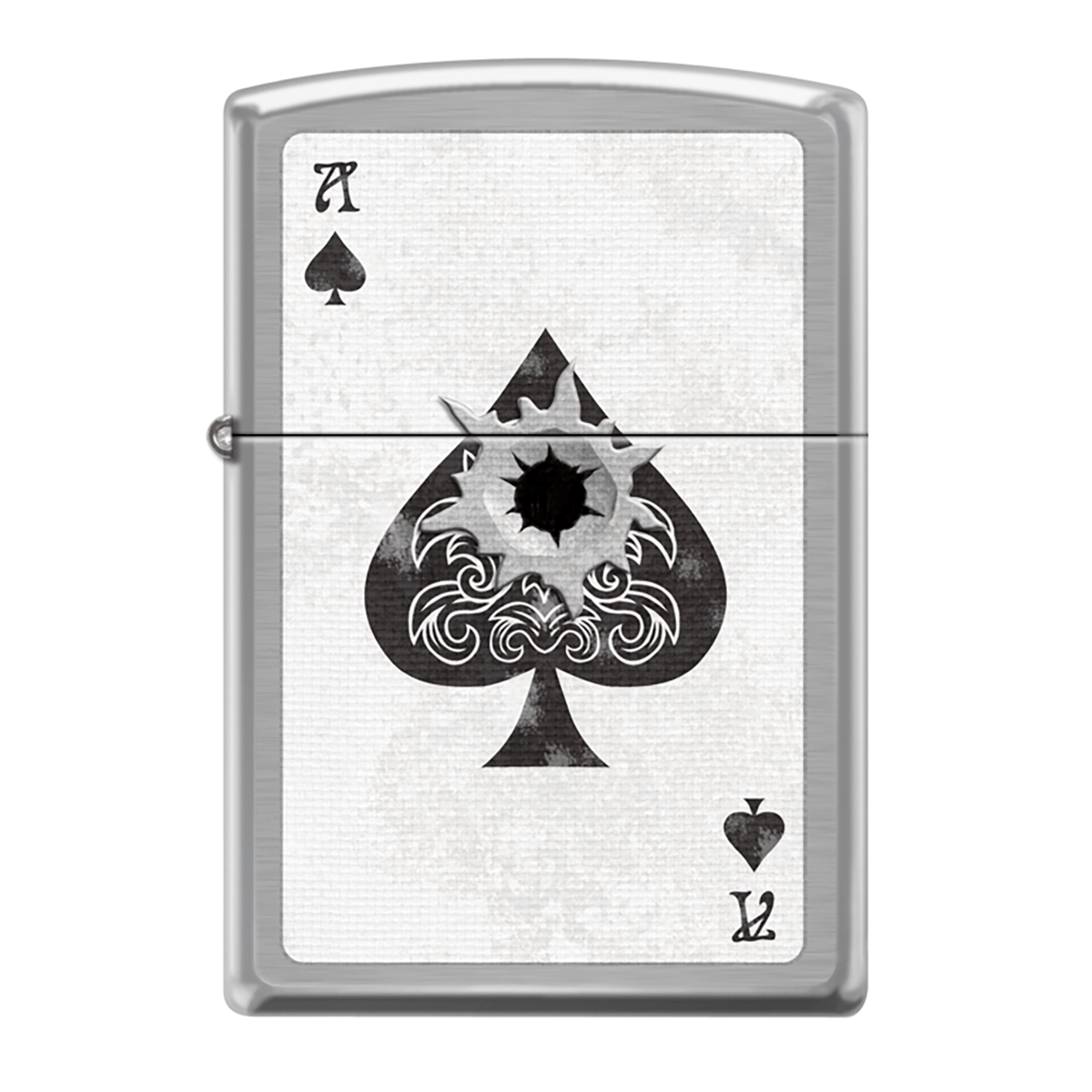 Zippo Pk Collection Spade Bullet Hole