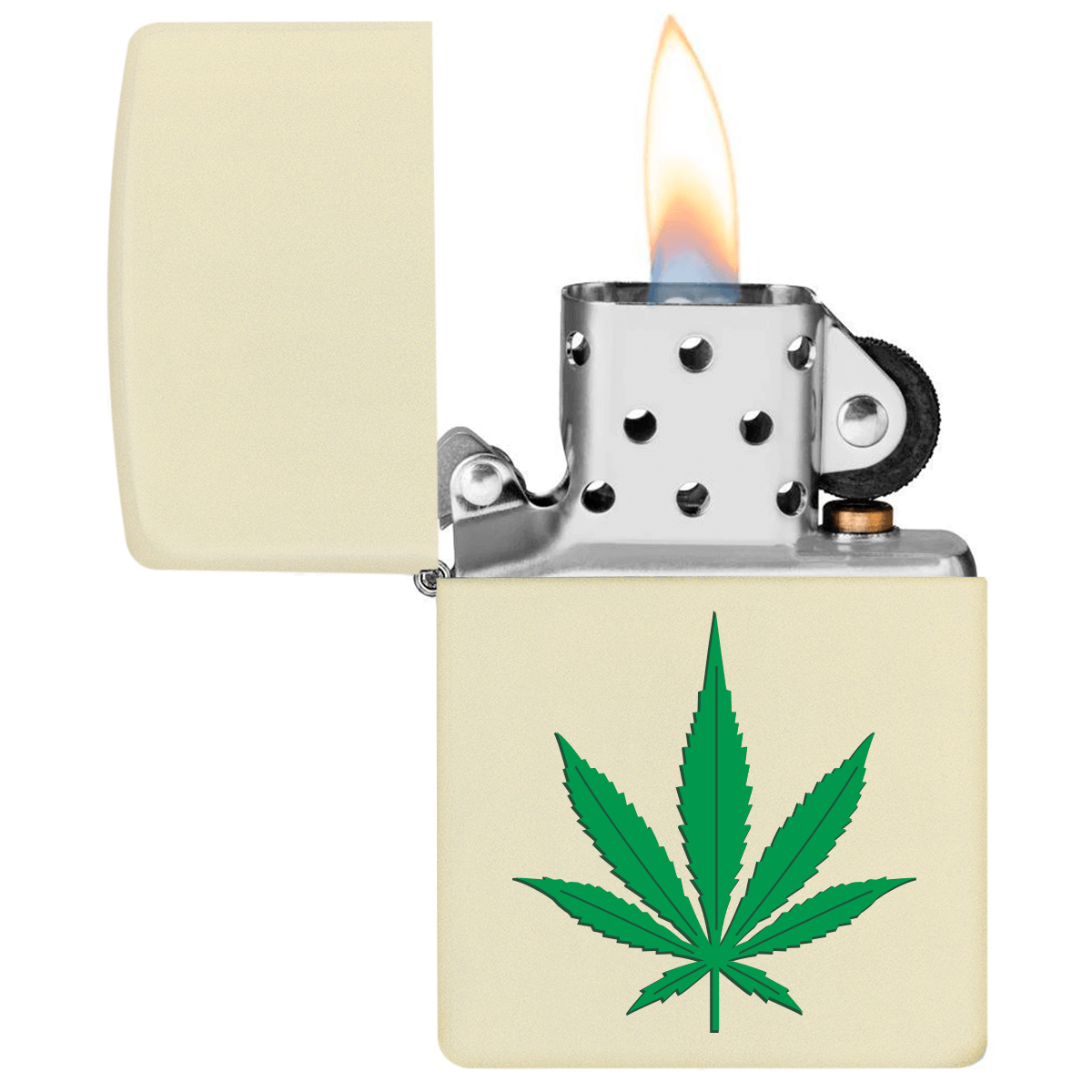 Zippo Pk Collection Leaf Cream Matte