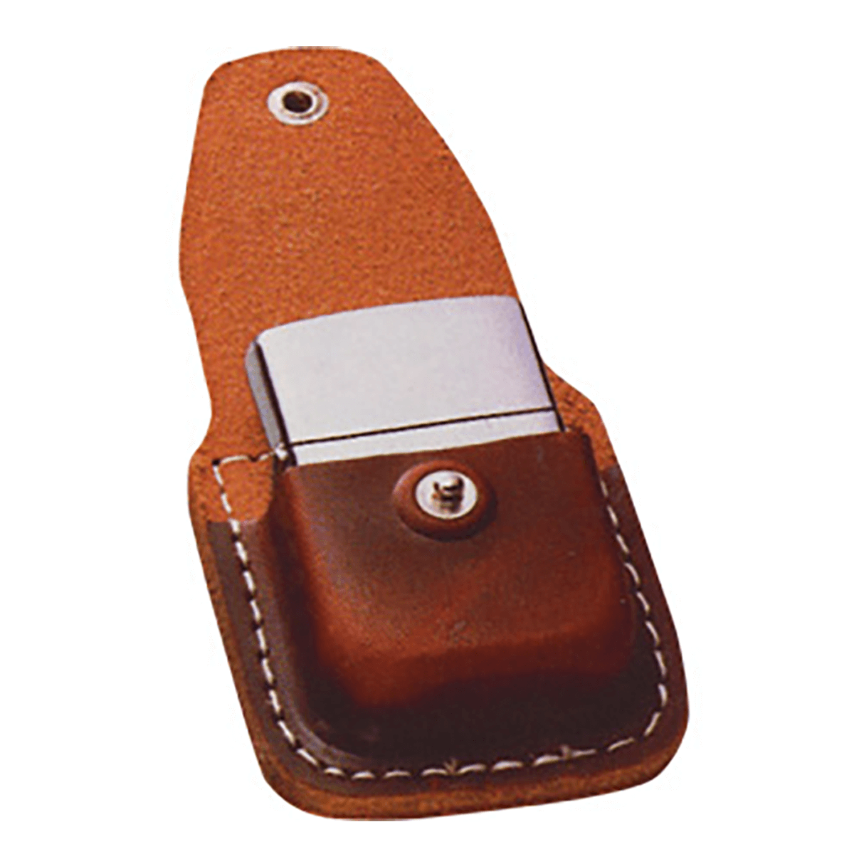 Zippo Pouch With Clip Brown