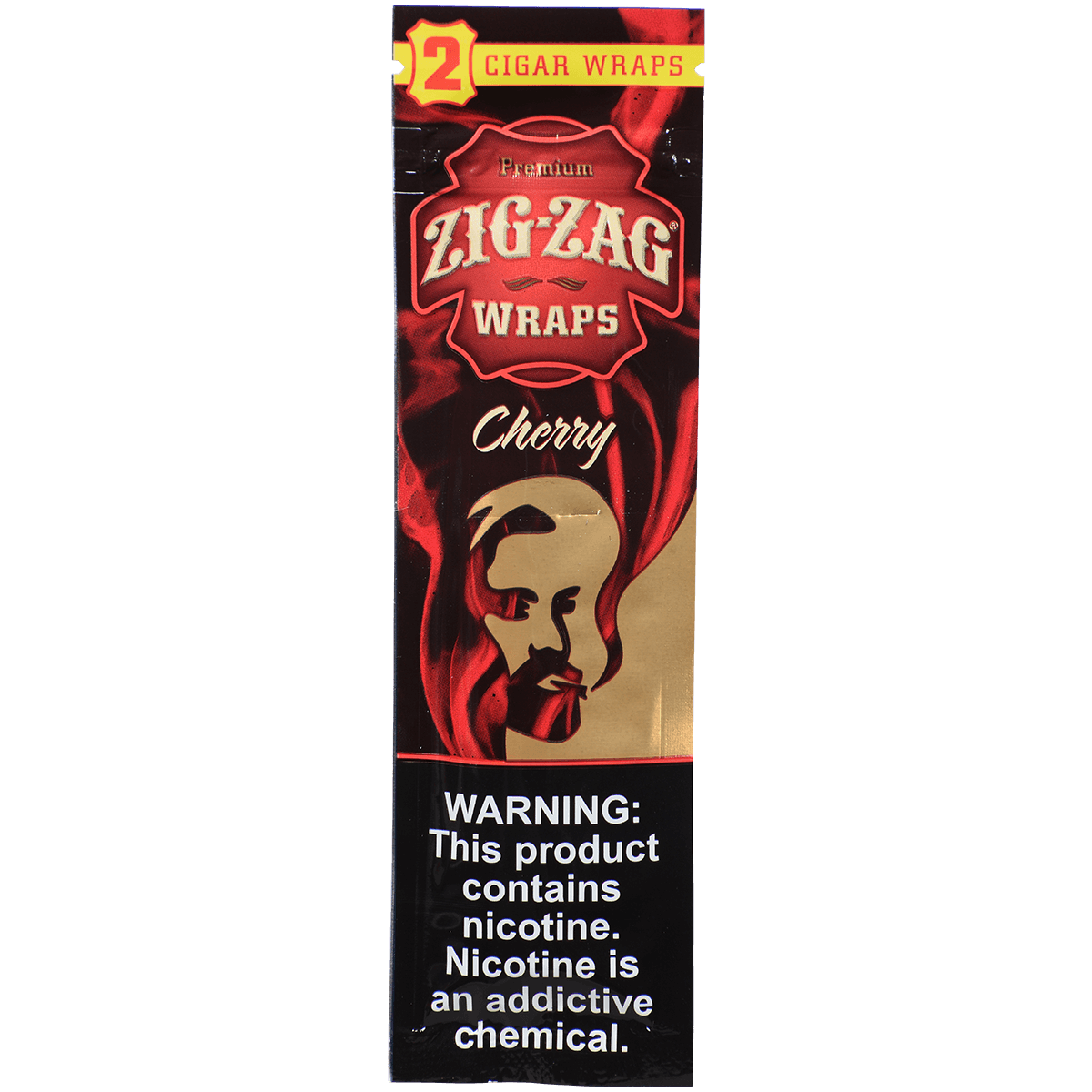 Zig Zag Cigar Wraps Cherry 25/2 Pack Carton