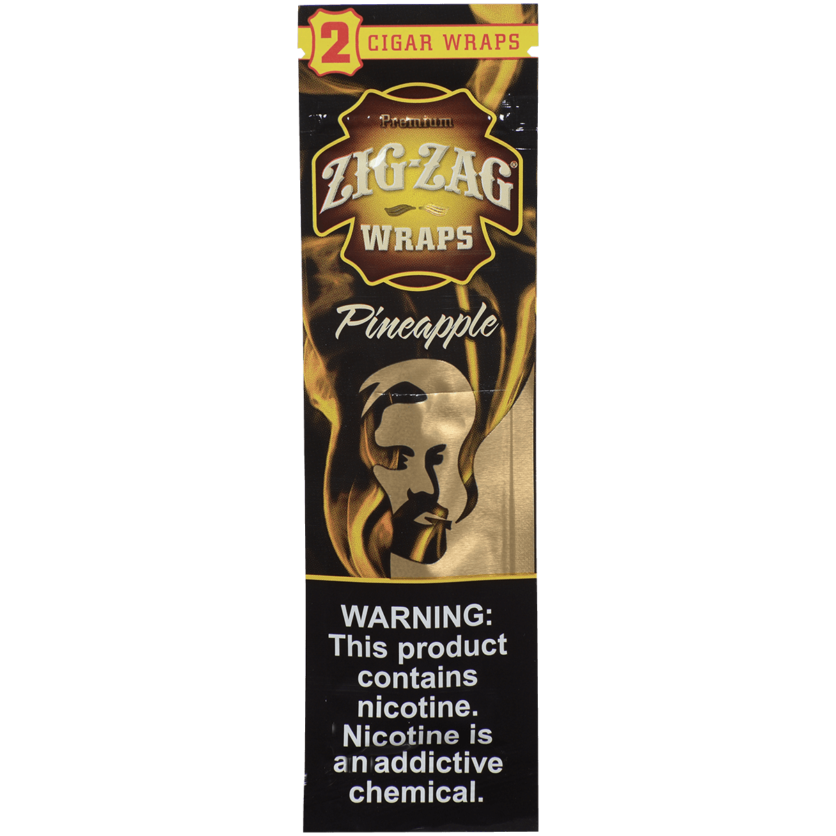 Zig Zag Cigar Wraps Pineapple 25/2 Pack
