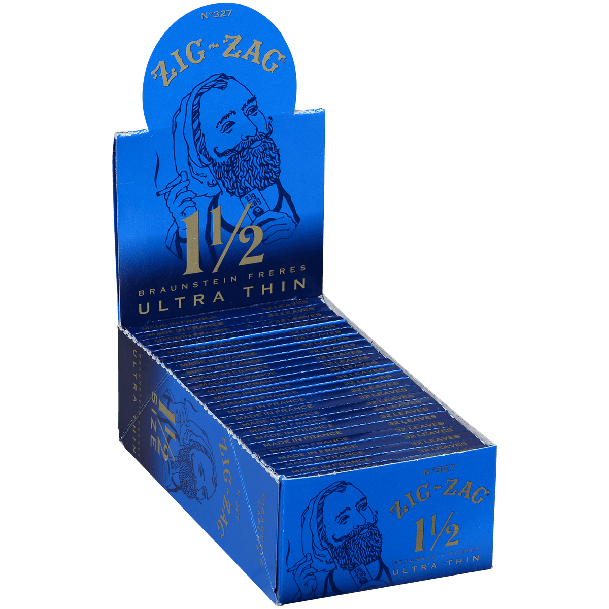 Papers Zig Zag Ultra Thin Blue 24 Ct. Box 1.5